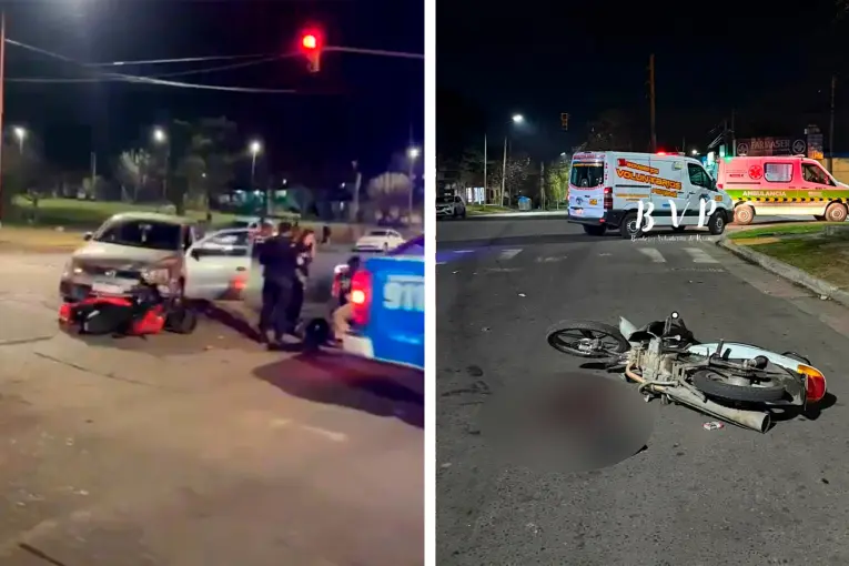 Dos accidentes de tránsito dejaron cuatro personas lesionadas en Paraná