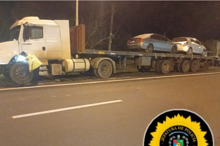 Ruta 12: cayó un camionero con pedido de captura y que transportaba un auto robado