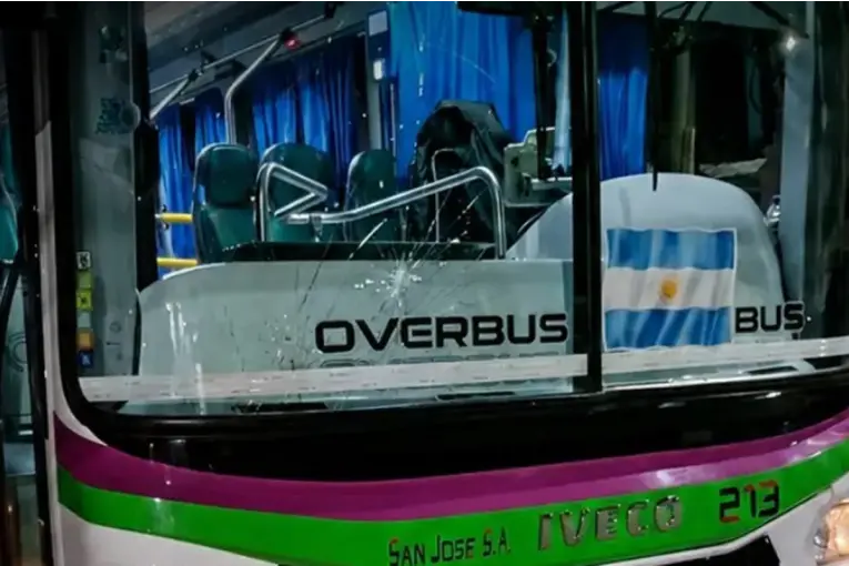 Detuvieron a una mujer acusada de dañar un colectivo y un local comercial