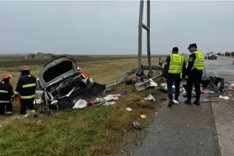 Identificaron a las víctimas del choque fatal en la Autopista Córdoba-Rosario