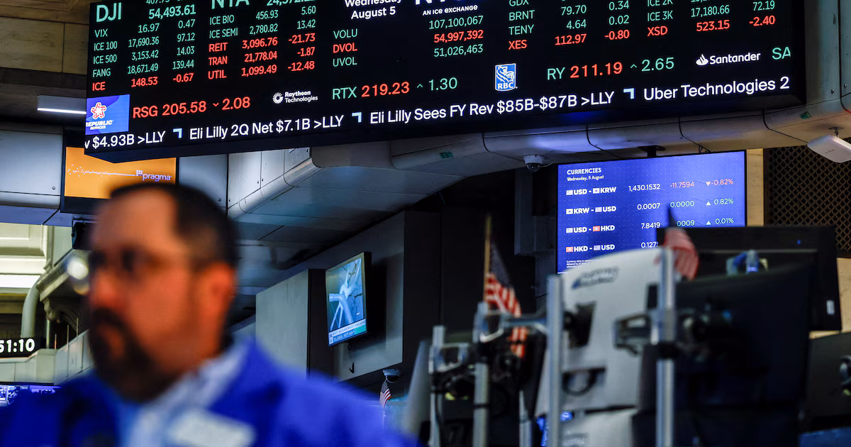 Los bonos argentinos profundizan las bajas en Wall Street y vuelve a subir el riesgo país a un máximo en más de dos meses