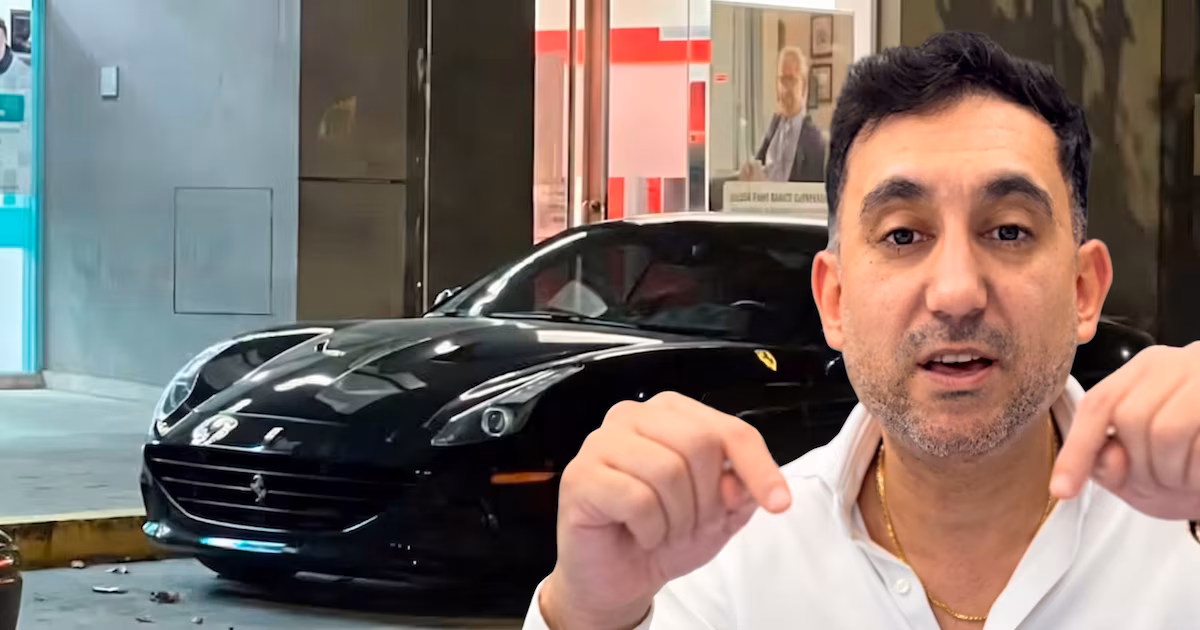 Sur Finanzas: la justicia secuestró la Ferrari de Ariel Vallejo, el empresario amigo de Claudio Tapia, estaba oculta en Puerto Madero