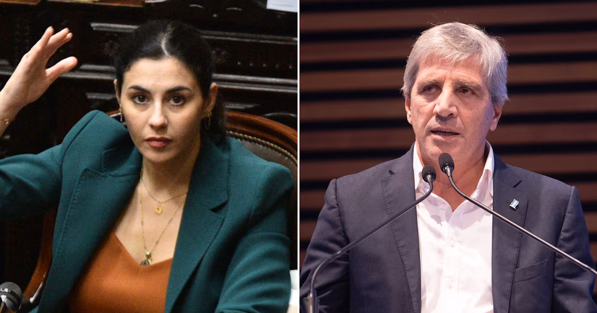 El cruce entre Luis Caputo y la diputada Marcela Pagano por el destino de fondos del Tesoro