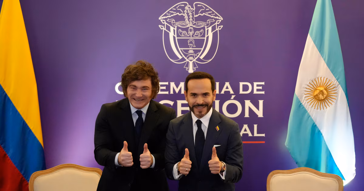 Javier Milei se reunió con el nuevo presidente de Colombia y profundiza su alianza regional