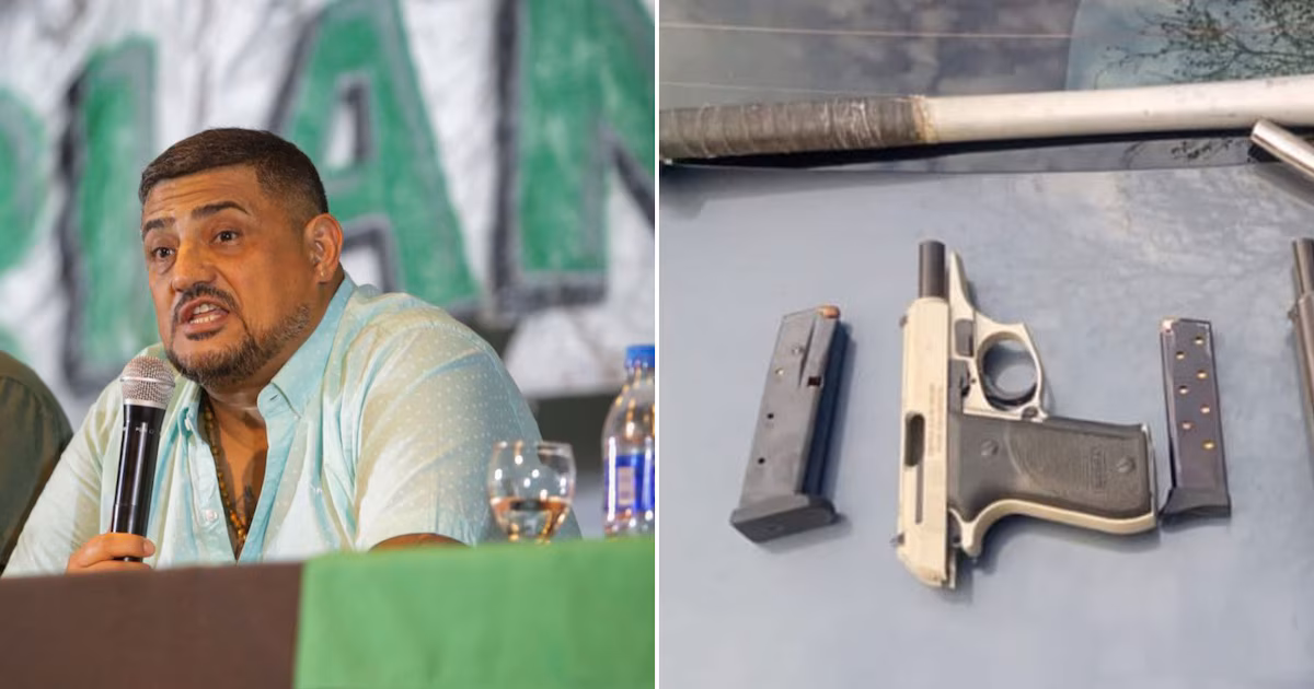 Detuvieron al secretario general de la UOM de Quilmes: tenía dos armas de fuego y cuchillos