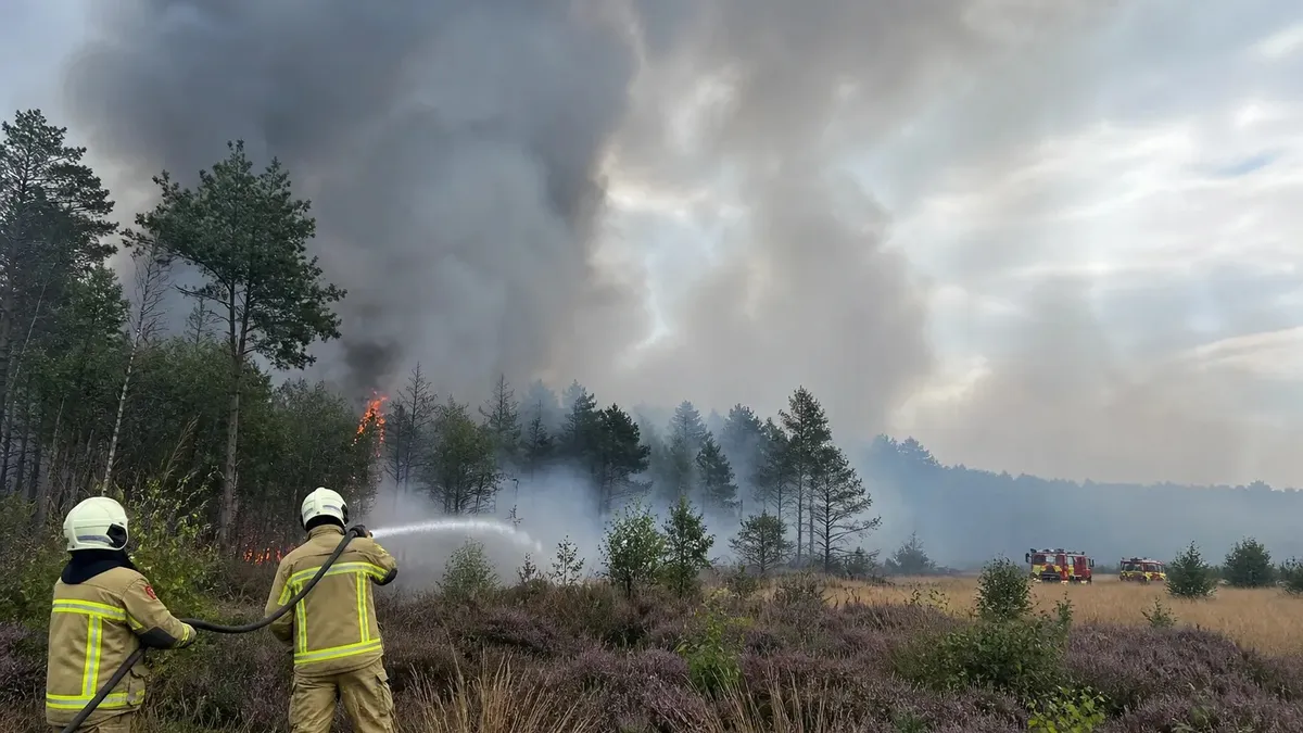 Europa bajo fuego: un incendio récord en Bélgica se suma a los focos que afectan al continente