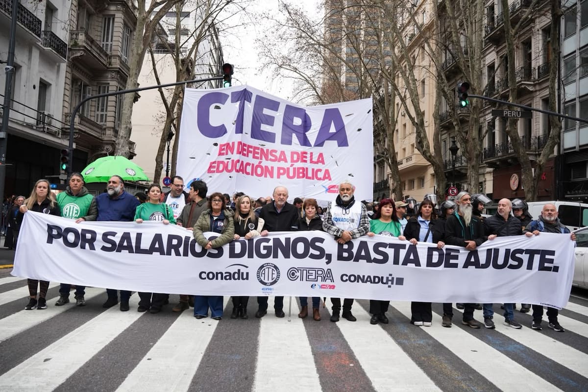 Huelga. La agrupación que impulsa el paro docente reúne a los gremios más fuertes y tiene a Baradel como referente