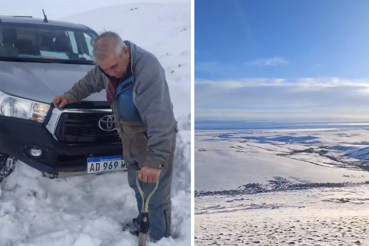 Frío extremo: preocupación en una región de Santa Cruz luego de intensas nevadas