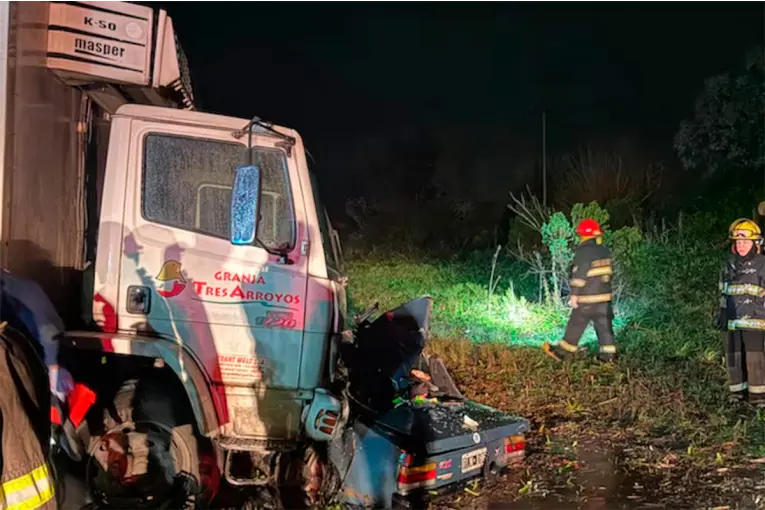 Tragedia vial en Ruta 192: siete muertos tras choque frontal durante la tormenta