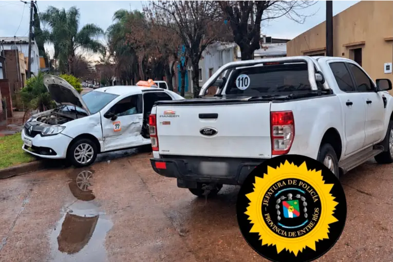 Importantes daños materiales fue el saldo de un choque en Villaguay