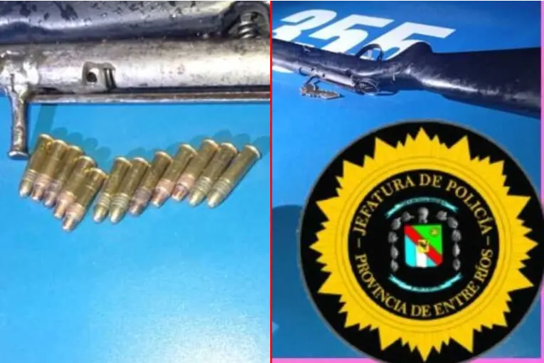 Detuvieron a dos hombres por tenencia ilegal de arma de fuego en Colonia Yeruá
