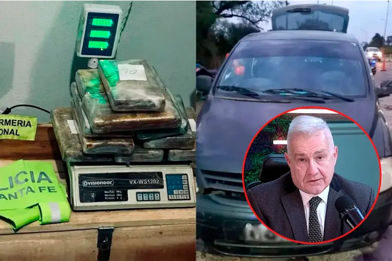 Paranaense detenido con casi 12 kilos de cocaína en Santa Fe: qué dijo su abogado sobre la causa