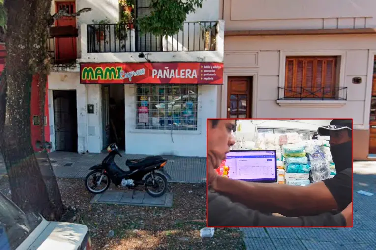Video: a punta de cuchillo asaltaron una pañalera en Paraná y se llevaron $350.000