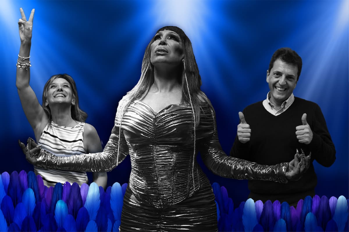 Solo en Off. Los Massa-Galmarini, revolucionados por la biopic de Moria Casán