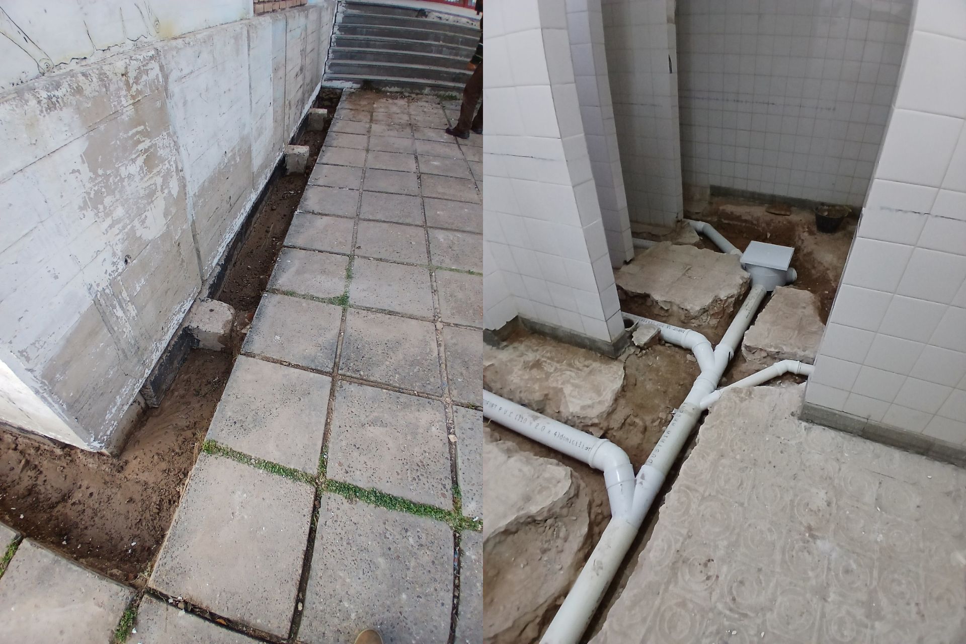 Se ejecutan obras de emergencia en escuela secundaria de Basavilbaso