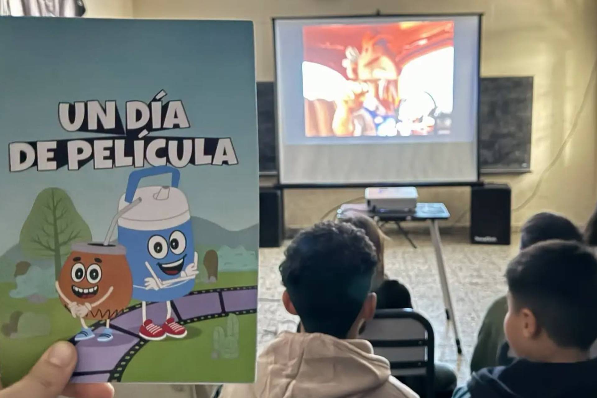El Programa Un Día de Película llevó el cine a Sir Leonard en el departamento La Paz