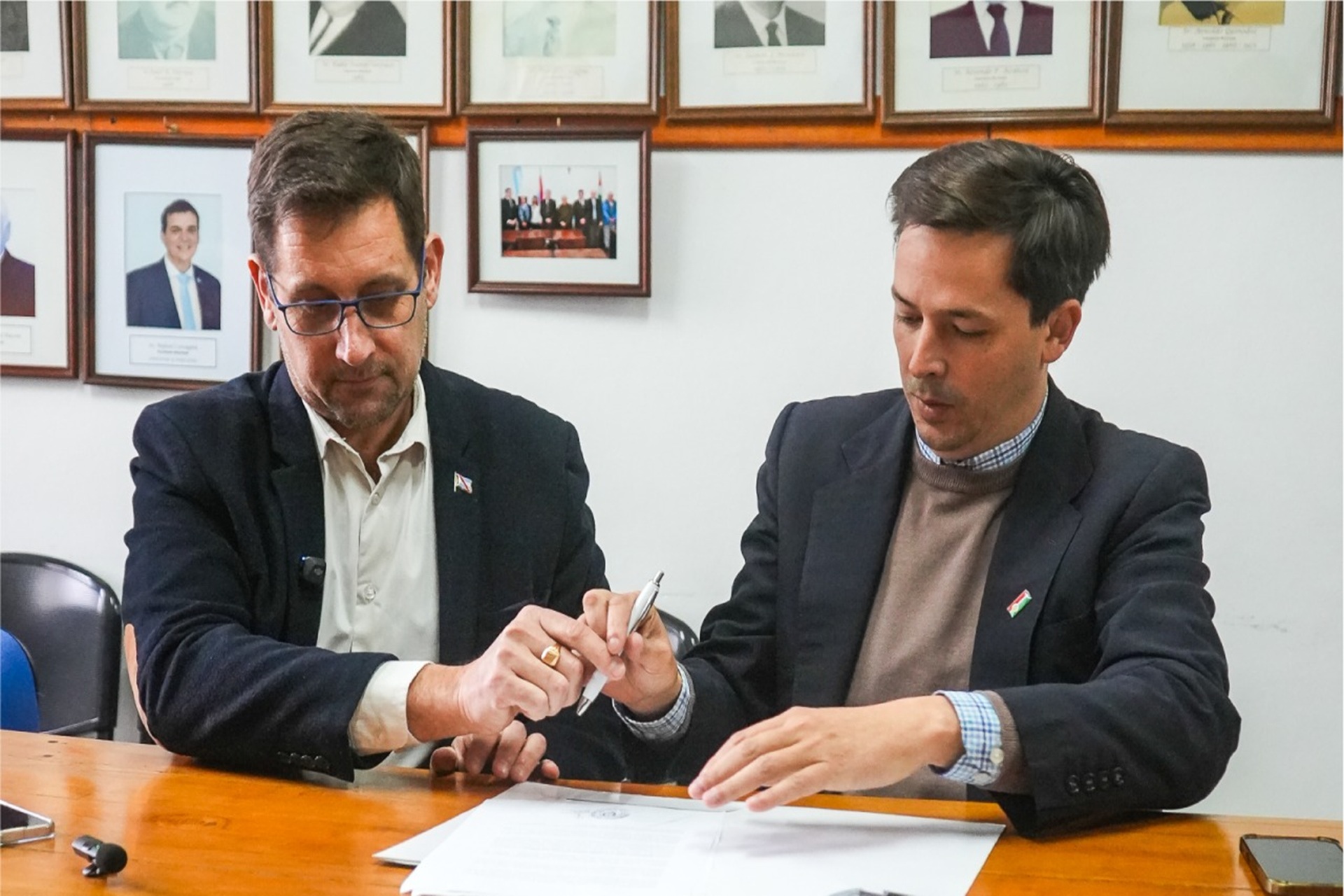 Enersa articula obras y un proyecto de energía renovable en Nogoyá