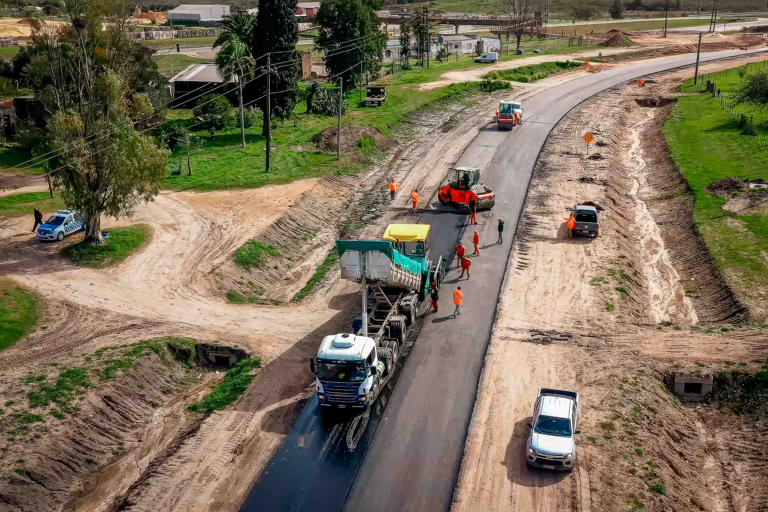 Más de 58 por ciento de avance en el acceso norte a Concepción del Uruguay