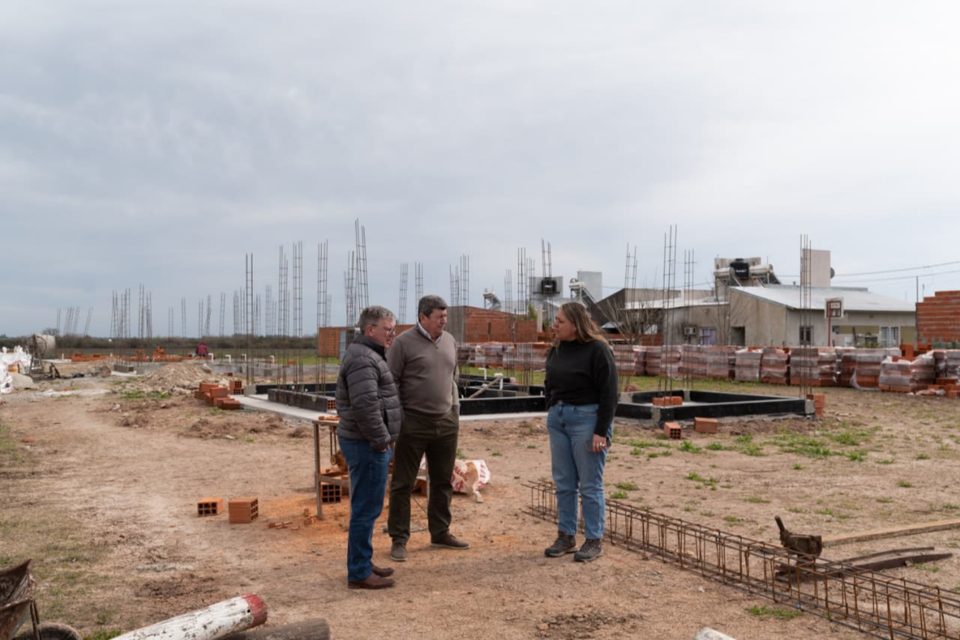 María Grande avanza con la construcción de nueve viviendas