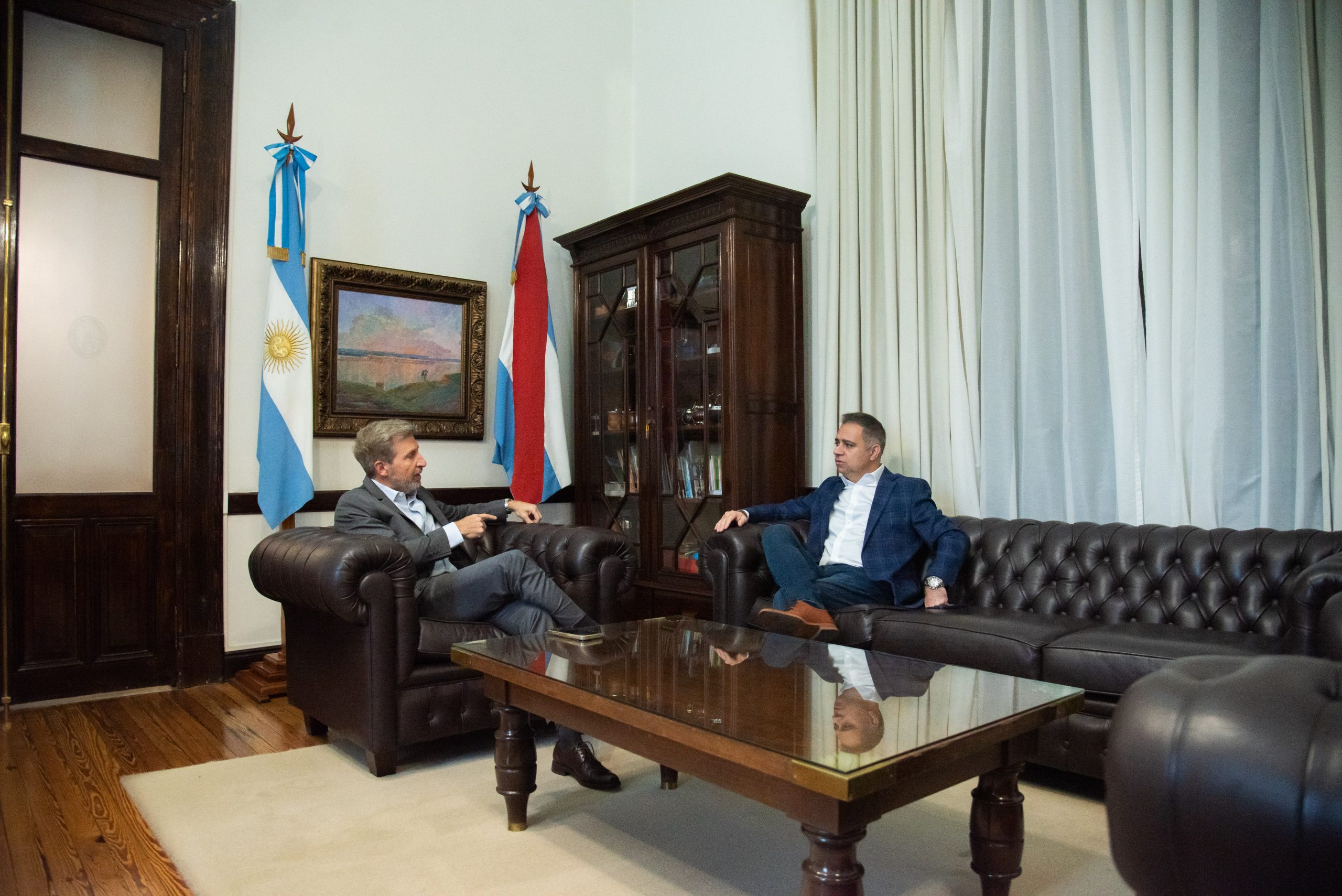 Frigerio se reunió con el intendente de Gualeguaychú para abordar temas de gestión