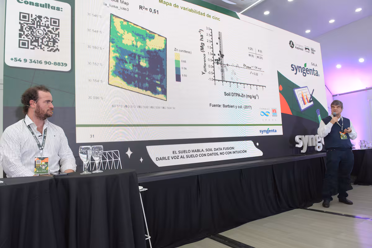 Presentaron una plataforma que combina inteligencia artificial y datos del lote para definir qué corregir en cada ambiente