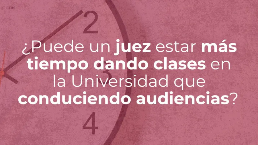 Informe de Inecip: ¿Puede un juez estar más tiempo dando clases que conduciendo audiencias?