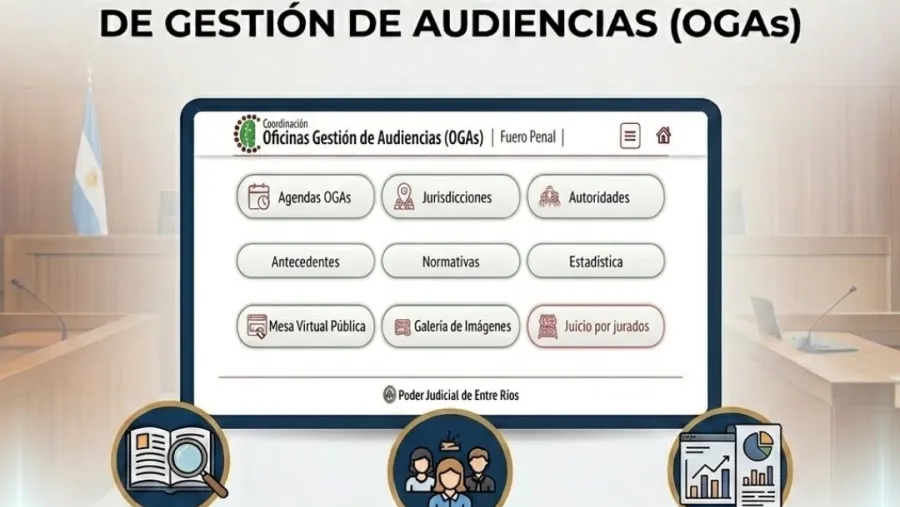 El Poder Judicial estrena un nuevo micrositio de la Oficina de Gestión de Audiencias