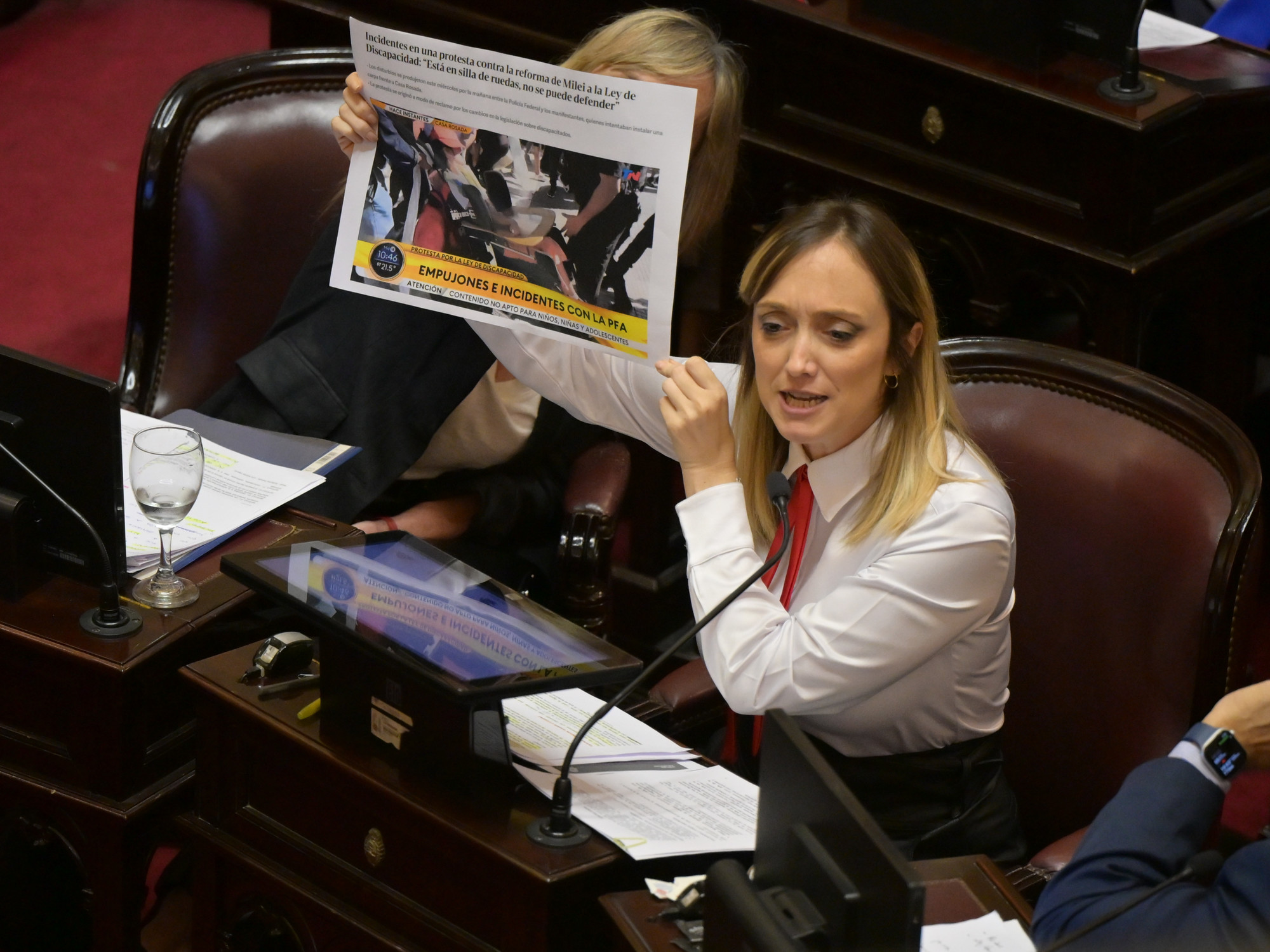 Villarruel calienta la interna oficialista y autoriza a una senadora de La Cámpora a participar por zoom de la sesión por la Ley de Tierras