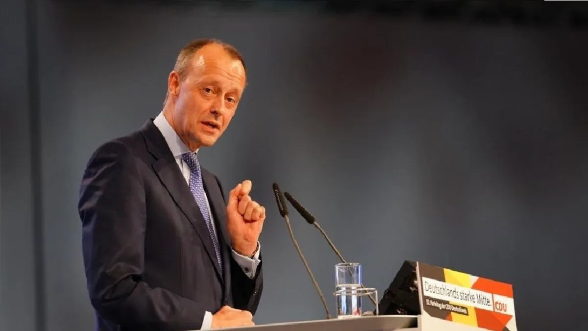 Friederich Merz apuntó contra la AfD y la describió como una fuerza destructiva contra los inmigrantes