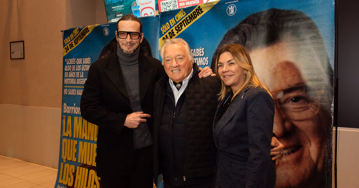 Luis Barrionuevo presentó “La mano que mueve los hilos” para 200 invitados: cómo es el documental que retrata su vida