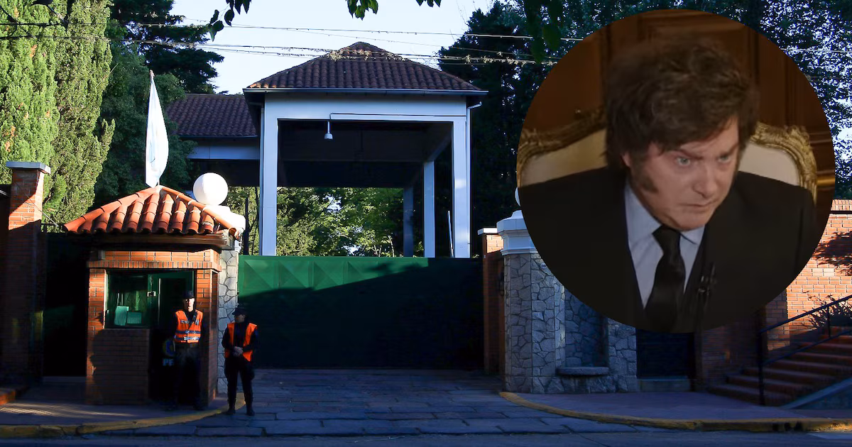 Milei habló de los cambios en la Quinta de Olivos: “Es una casa militar, tengo enemigos pesados en el mundo”