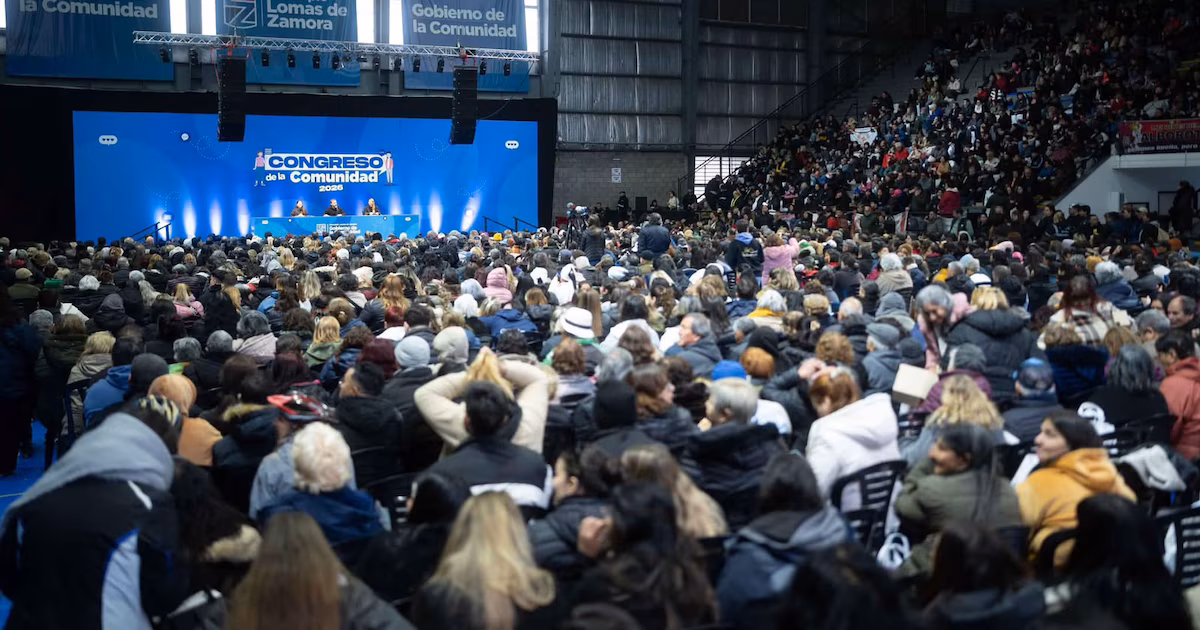 El Congreso de la Comunidad reunió a más de 6.000 vecinos en Lomas de Zamora