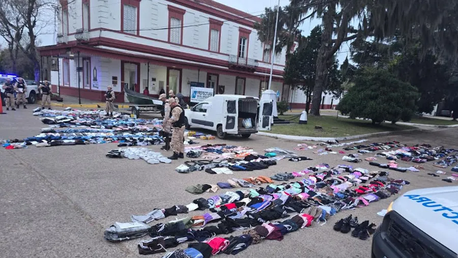 Prefectura secuestró en concepción del Uruguay mercadería de contrabando por 57 millones de pesos