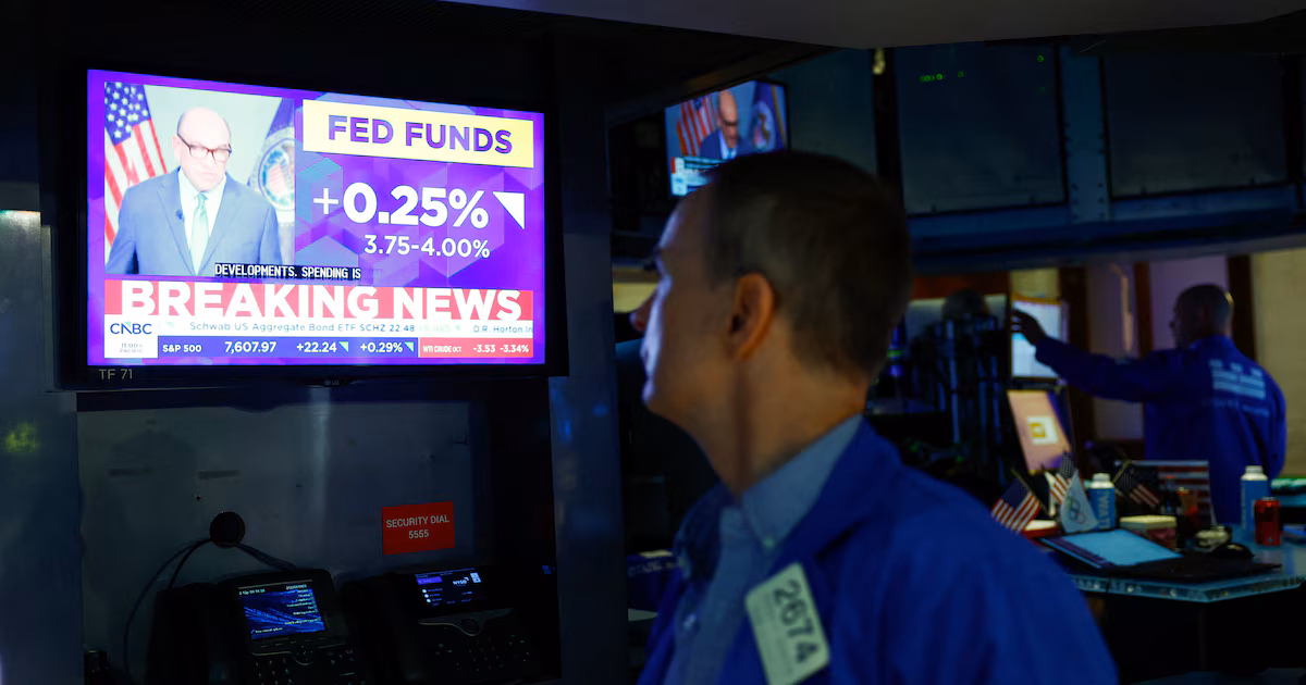 Jornada financiera: las acciones argentinas cayeron hasta 5% en Wall Street tras la suba de tasas de la Reserva Federal