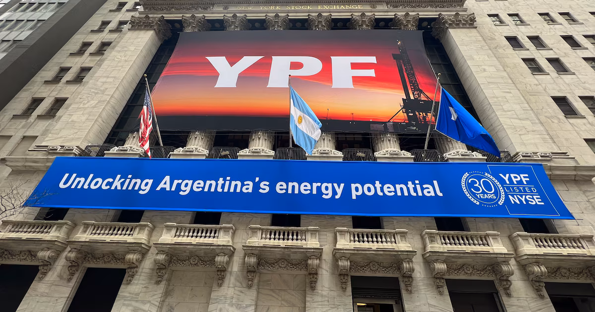 YPF colocó deuda internacional por USD 1.200 millones, el monto más grande en 11 años para una empresa argentina