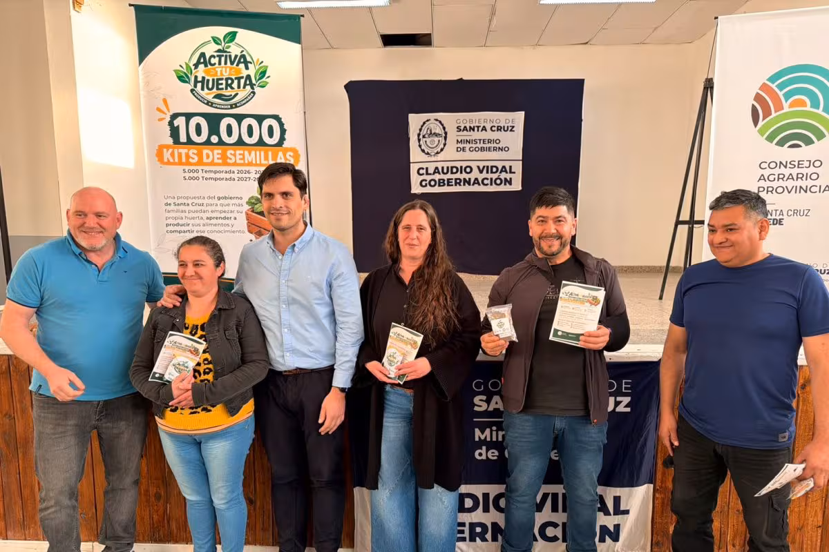 “Activá tu huerta”: entregan 10.000 kits de semillas para familias e instituciones