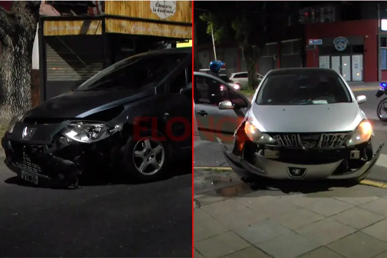 Fuerte choque entre dos autos en Paraná: una mujer fue hospitalizada