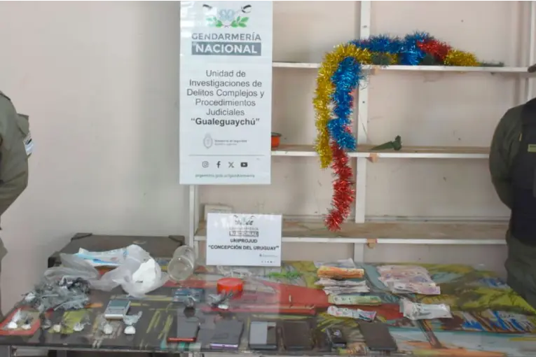 Desarticularon en Gualeguaychú una red de venta de drogas y detuvieron a ocho personas