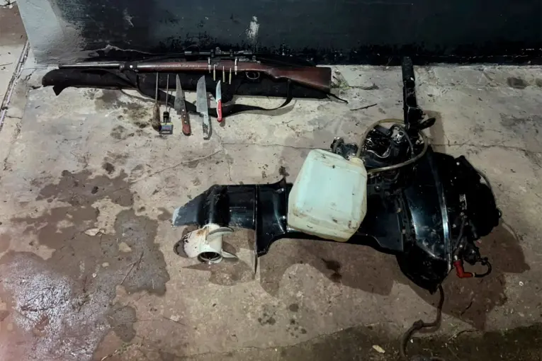 Secuestraron armas y detuvieron a un ciudadano uruguayo en Gualeguaychú