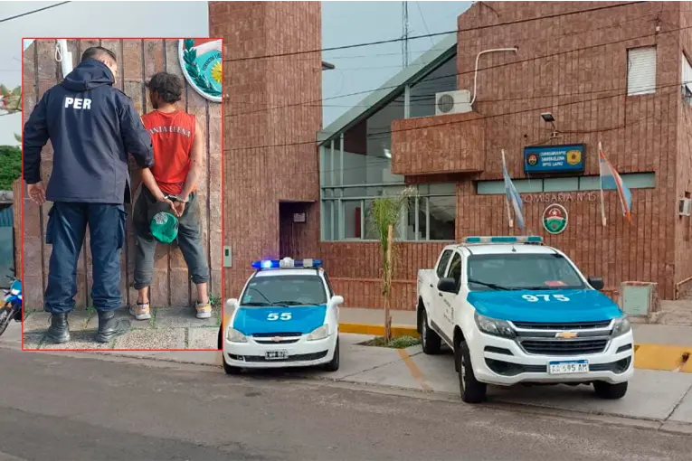 Quedó atrapado en una chimenea y lo detuvieron por un intento de robo