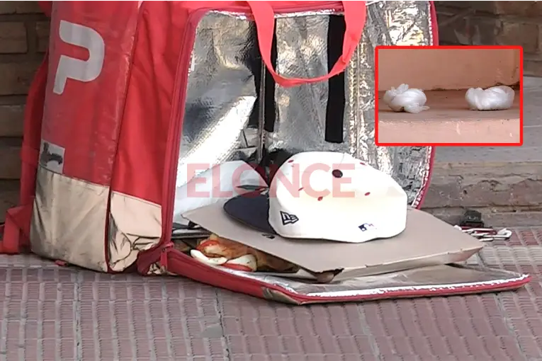 Llevaba una pizza y un kilo de marihuana en una mochila de delivery en Paraná: fue detenido