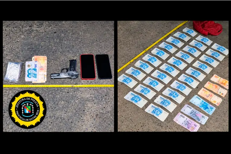 Huyeron de un control, cayeron de la moto y les secuestraron una pistola