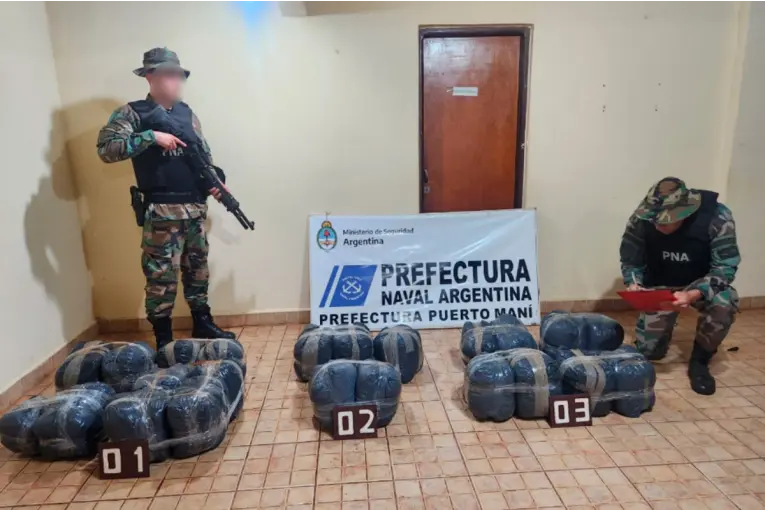 Secuestraron más de 60 kilos de marihuana valuados en $214 millones en Misiones