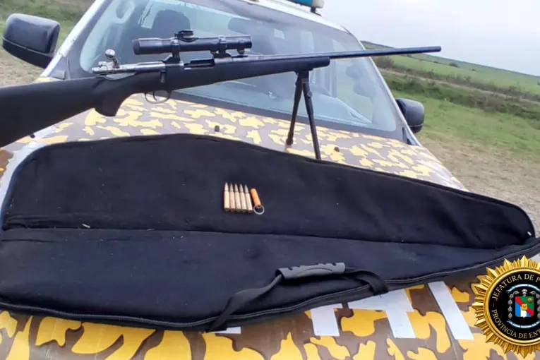 Dos detenidos y un fusil secuestrado en el límite entre Federal y Concordia