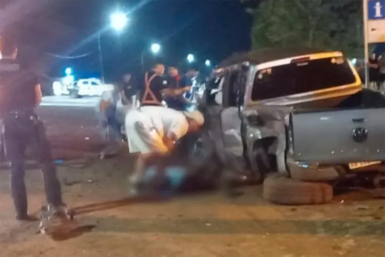 Adolescente conducía una camioneta y protagonizó un choque en Misiones: dos muertos y cinco heridos
