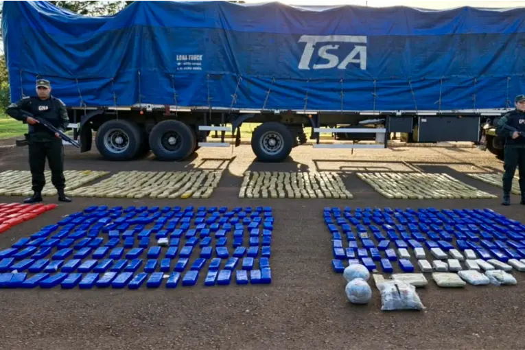 Incautaron más de una tonelada y media de marihuana oculta entre muebles en Misiones