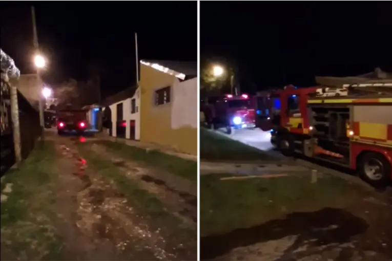 Se incendió una vivienda en Paraná y rescataron a un hombre que estaba en el baño