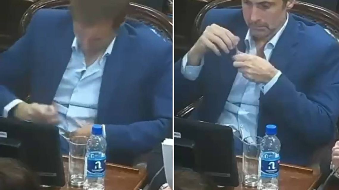 “Me rascaba el ombligo”: la explicación del diputado Rossi tras las acusaciones de “falopero”