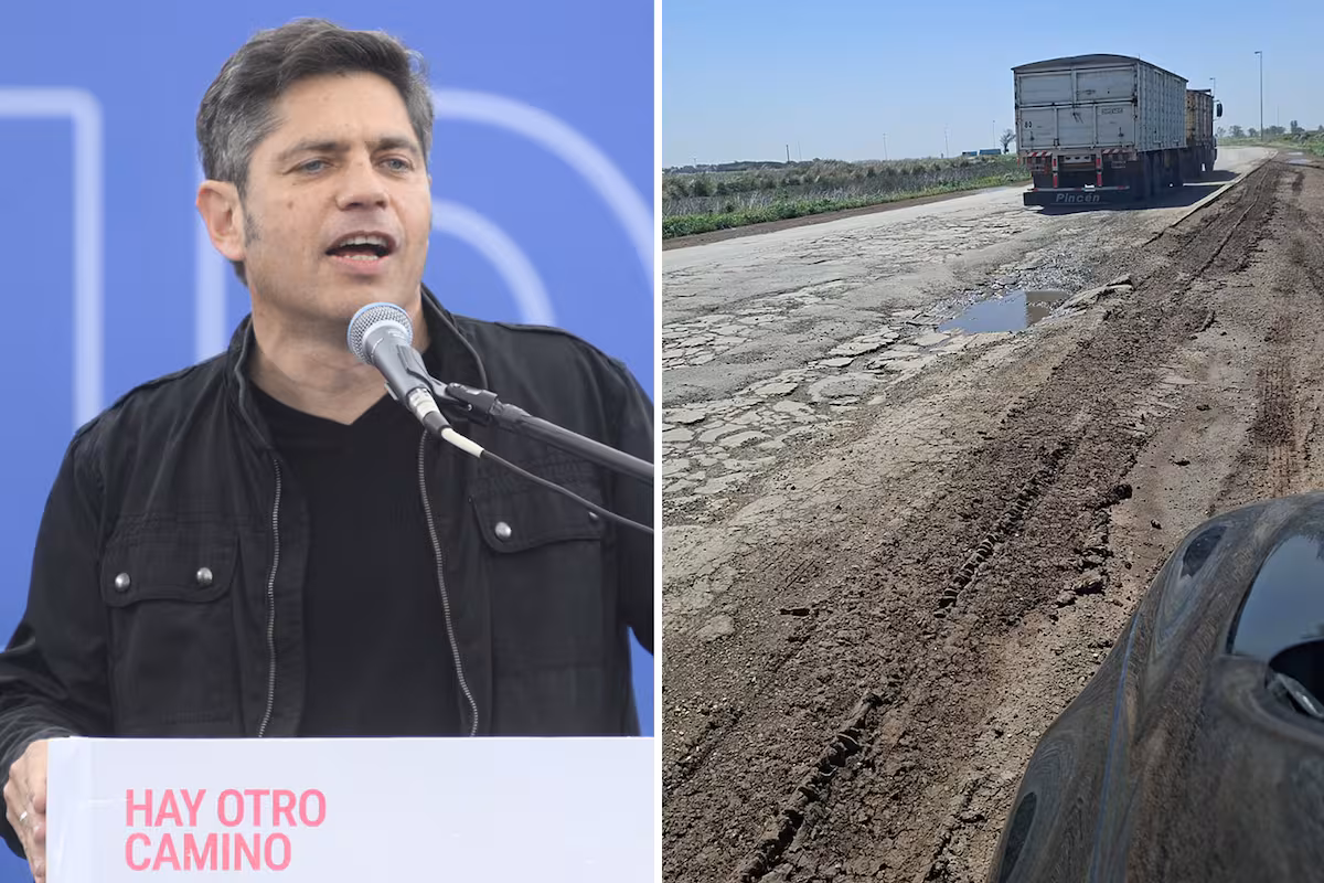 “Es un desastre”: el gobierno de Kicillof prometió reparar una ruta que tiene 156 pozos en pocos kilómetros