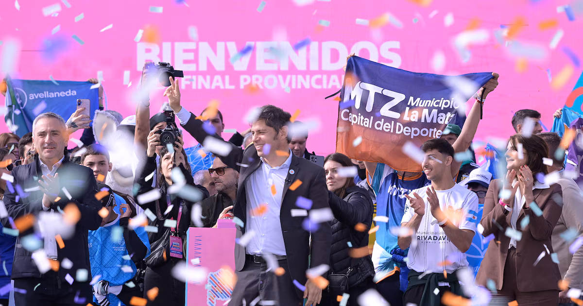 Kicillof abrió las finales de los Juegos Bonaerenses en Mar del Plata y lanzó críticas a Milei